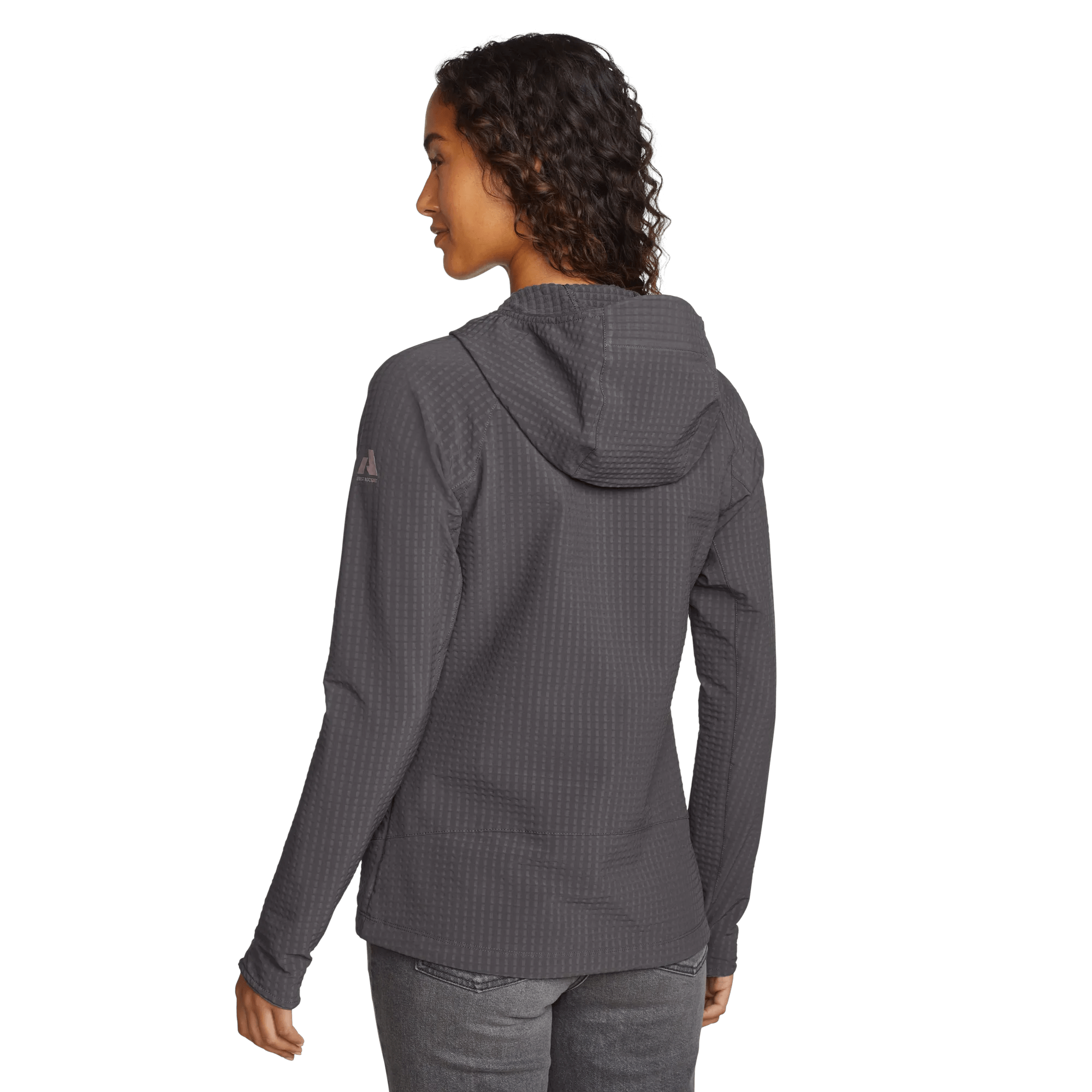 Women's Sandstone Backbone Grid Shell Hoodie - Image 7
