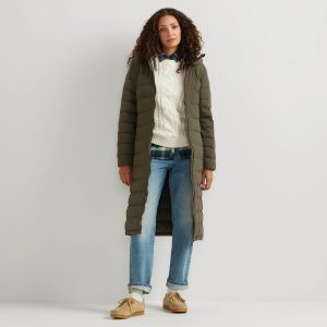 Women's EB Stretch Down Hooded Duffle Coat