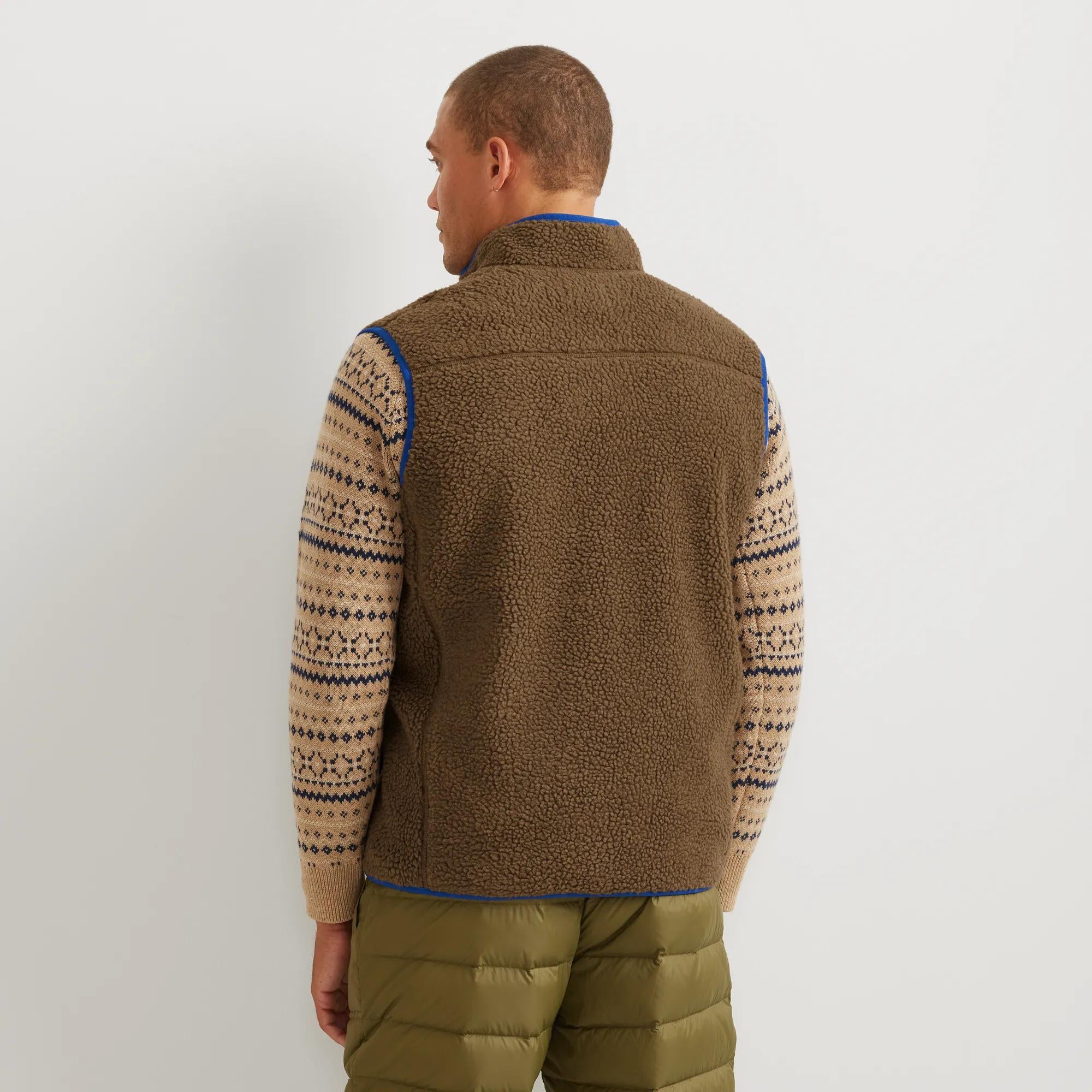 Men's Chilali Faux Shearling Fleece Vest - Image 12