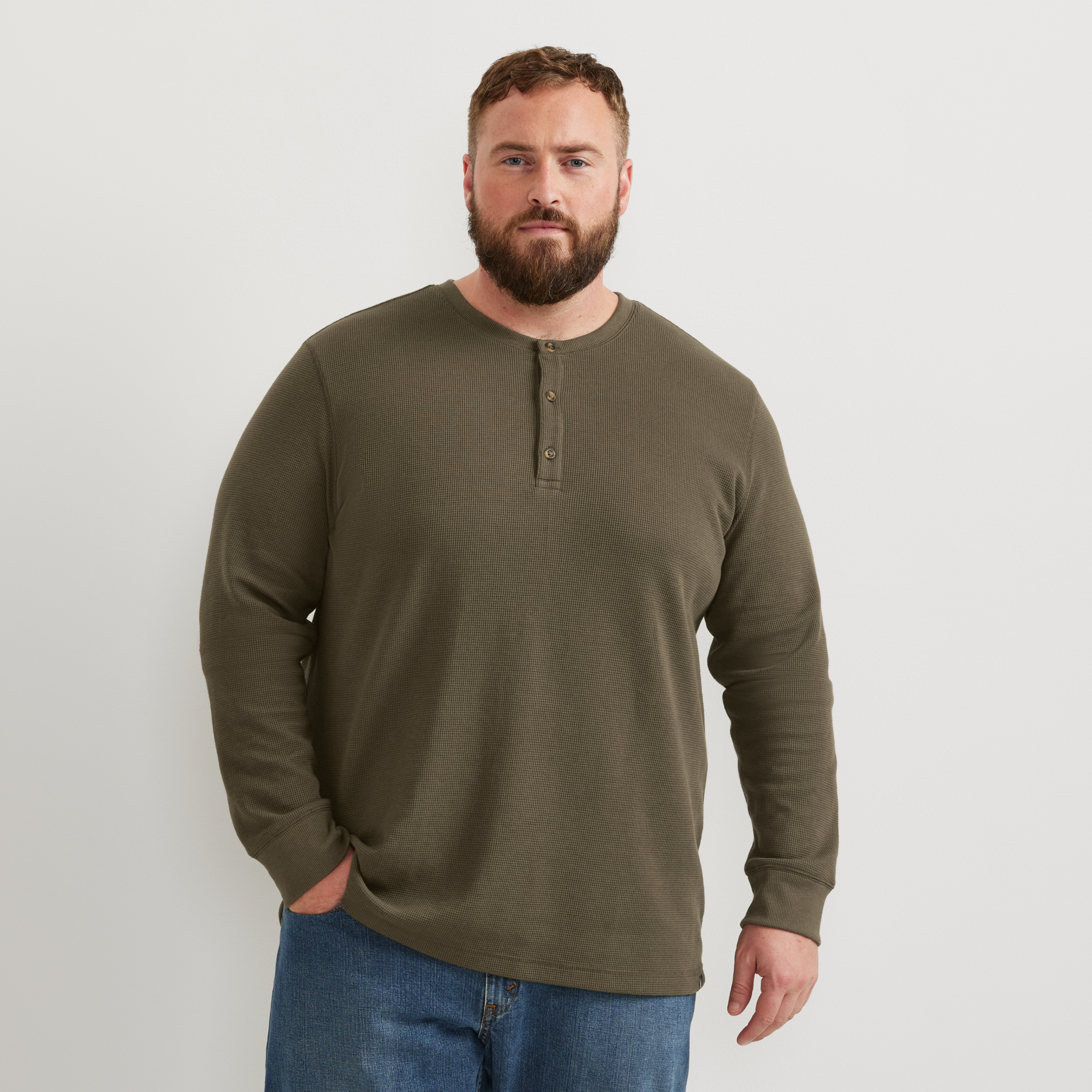 Men's Eddie's Favorite Ultrasoft Thermal Henley - Image 26