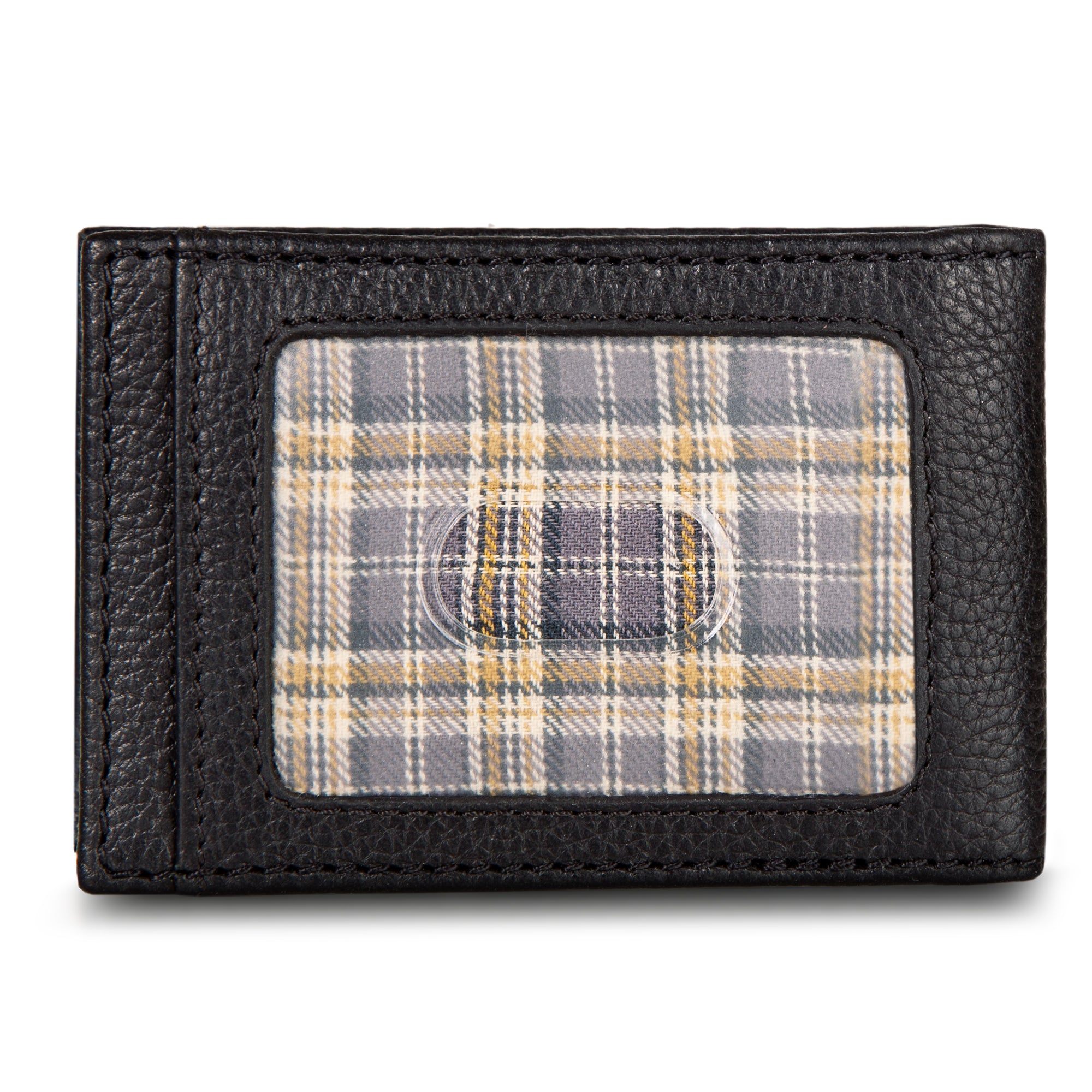 EB Signature Logo Leather Bifold With Money Clip Wallet - Image 4