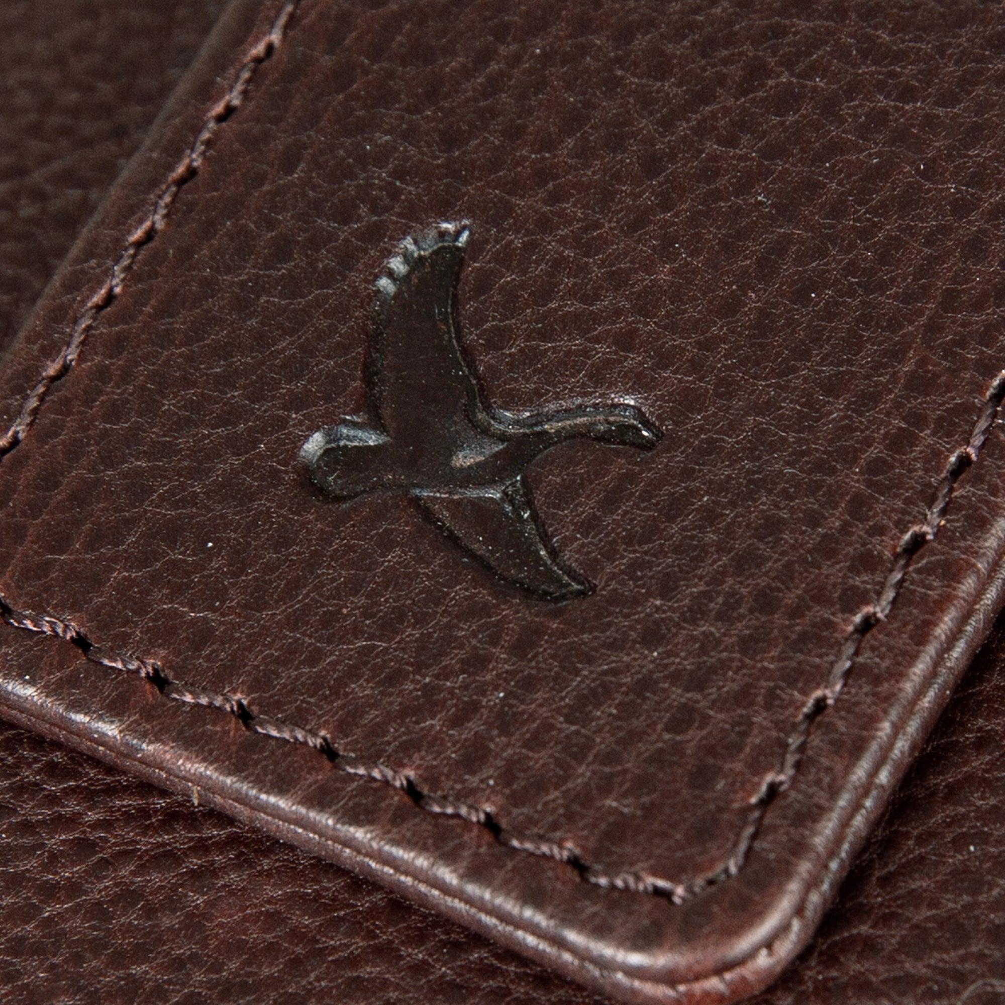 EB Signature Logo Leather Bifold With Money Clip Wallet - Image 10