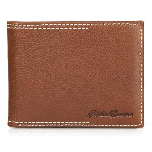 EB Signature Top Stitch Leather Passcase Wallet