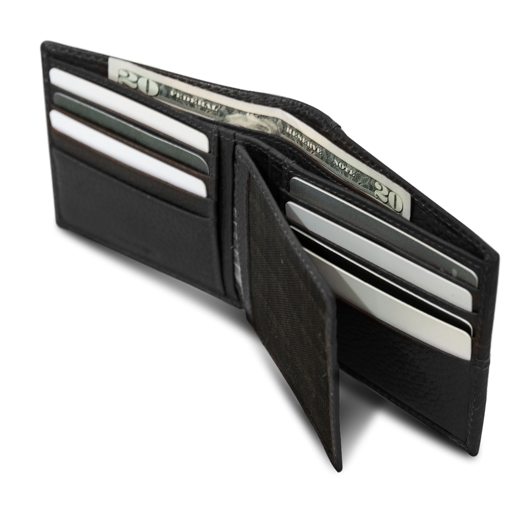 Extra Capacity Rugged Leather Bifold With Flip Id - Image 21