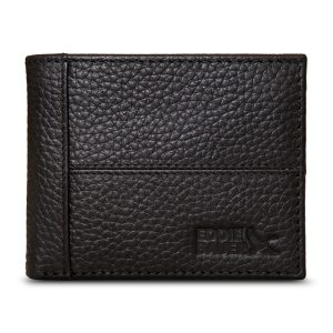 Extra Capacity Rugged Leather Bifold With Flip Id
