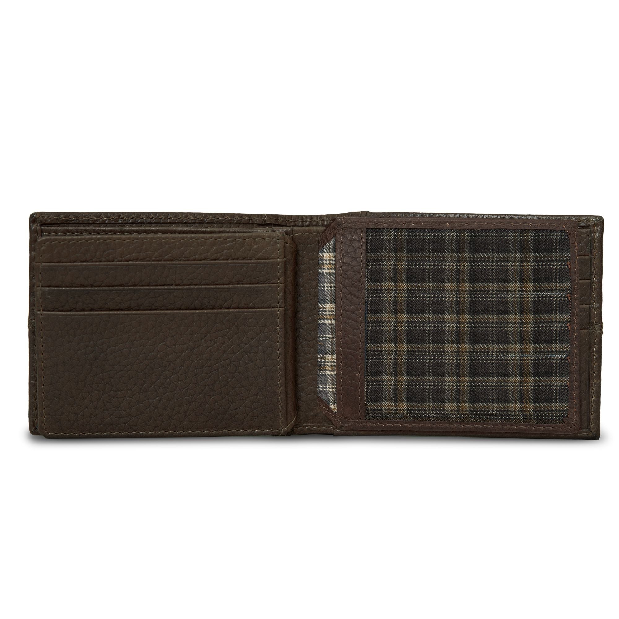 Extra Capacity Rugged Leather Bifold With Flip Id - Image 10