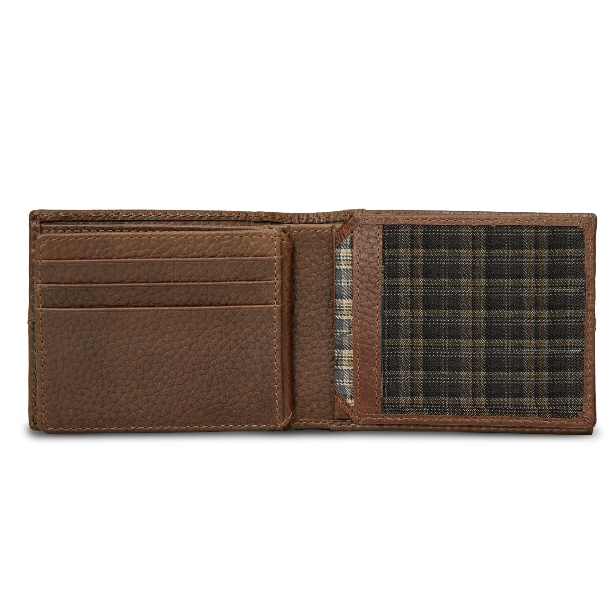 Extra Capacity Rugged Leather Bifold With Flip Id - Image 11