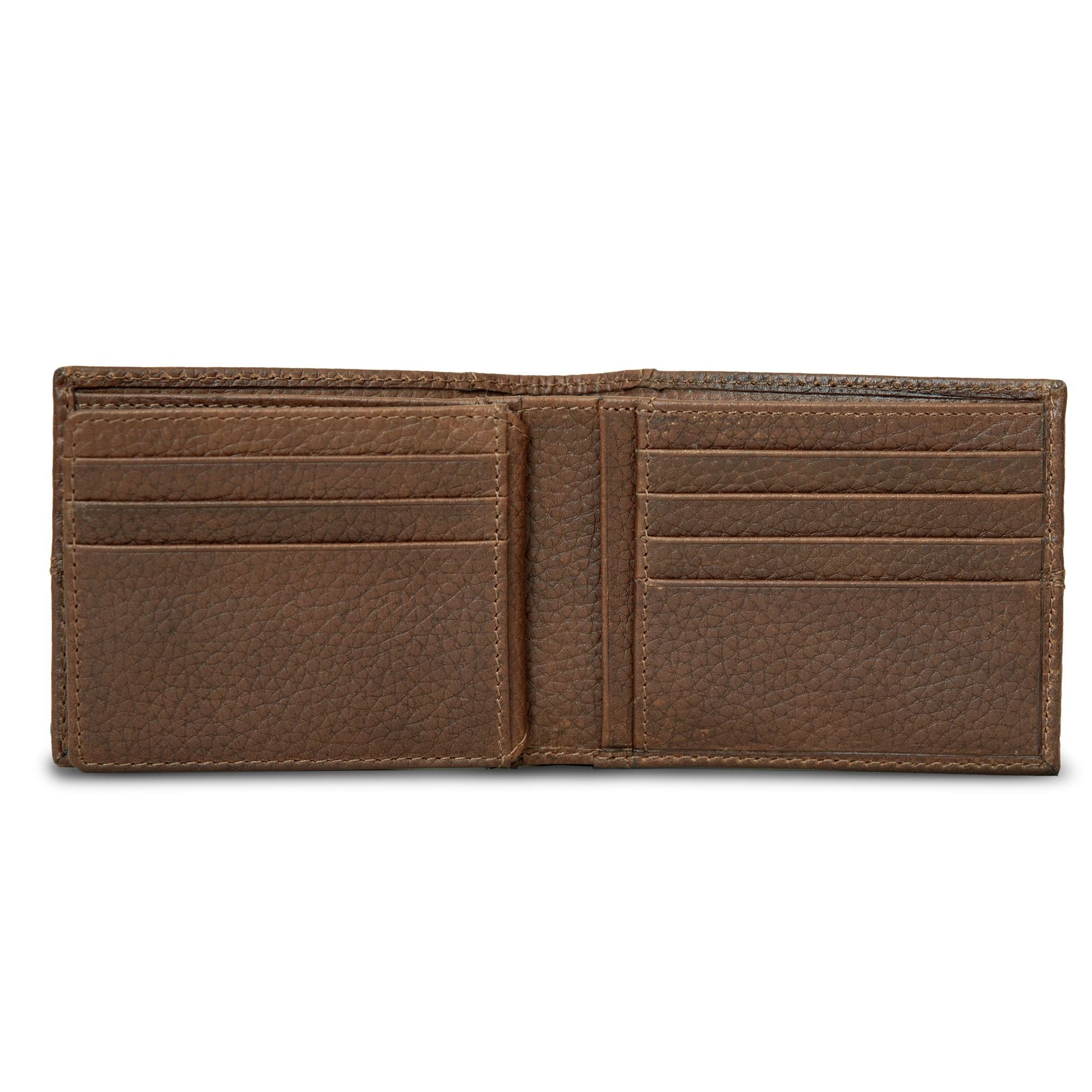 Extra Capacity Rugged Leather Bifold With Flip Id - Image 14
