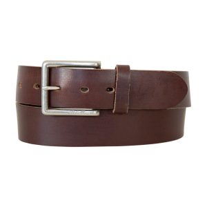 Men's Reinforced Tab Leather Belt