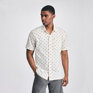 Men's Knit Baja Pocket Button-Up Shirt