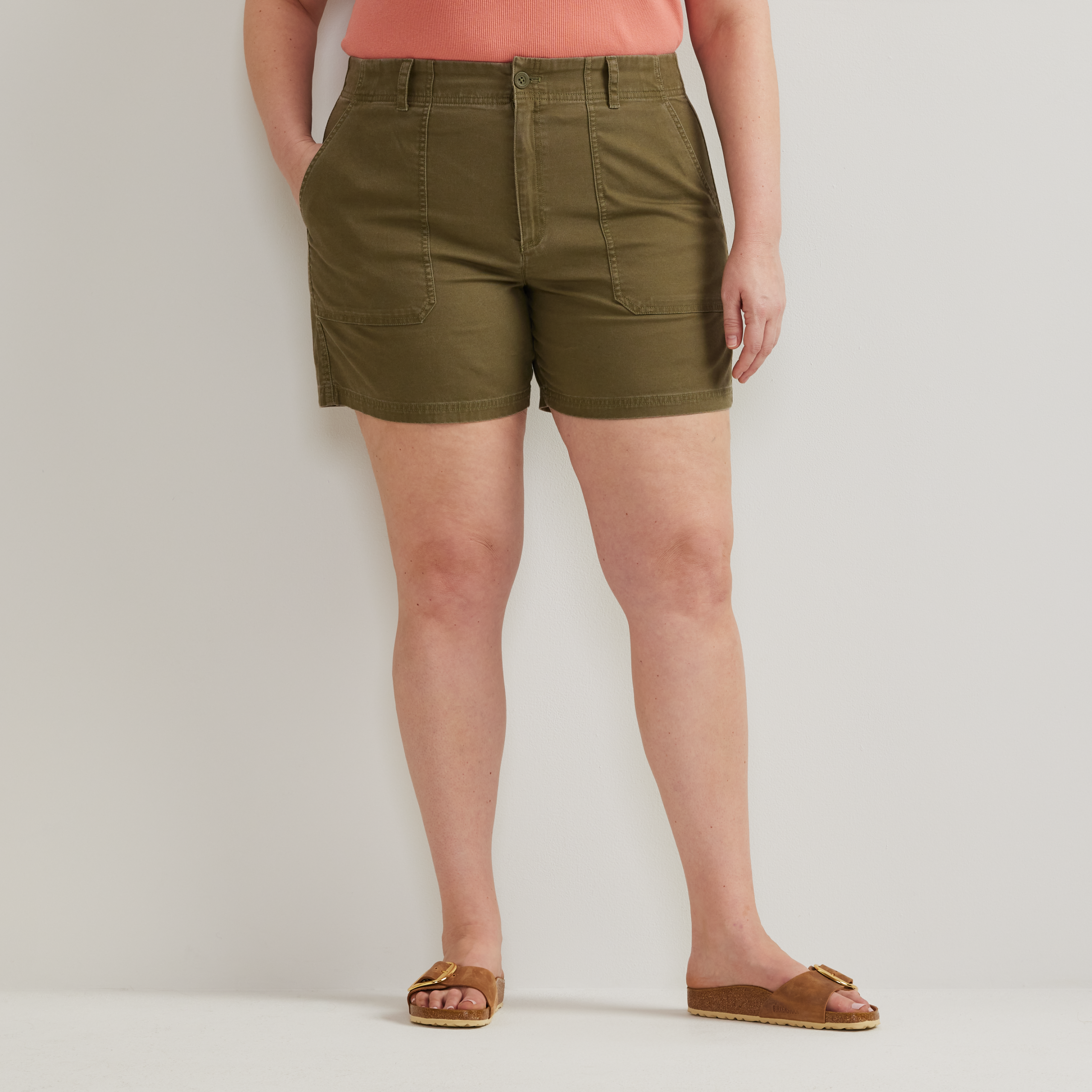 Women's Canvas Utility Shorts - Image 20