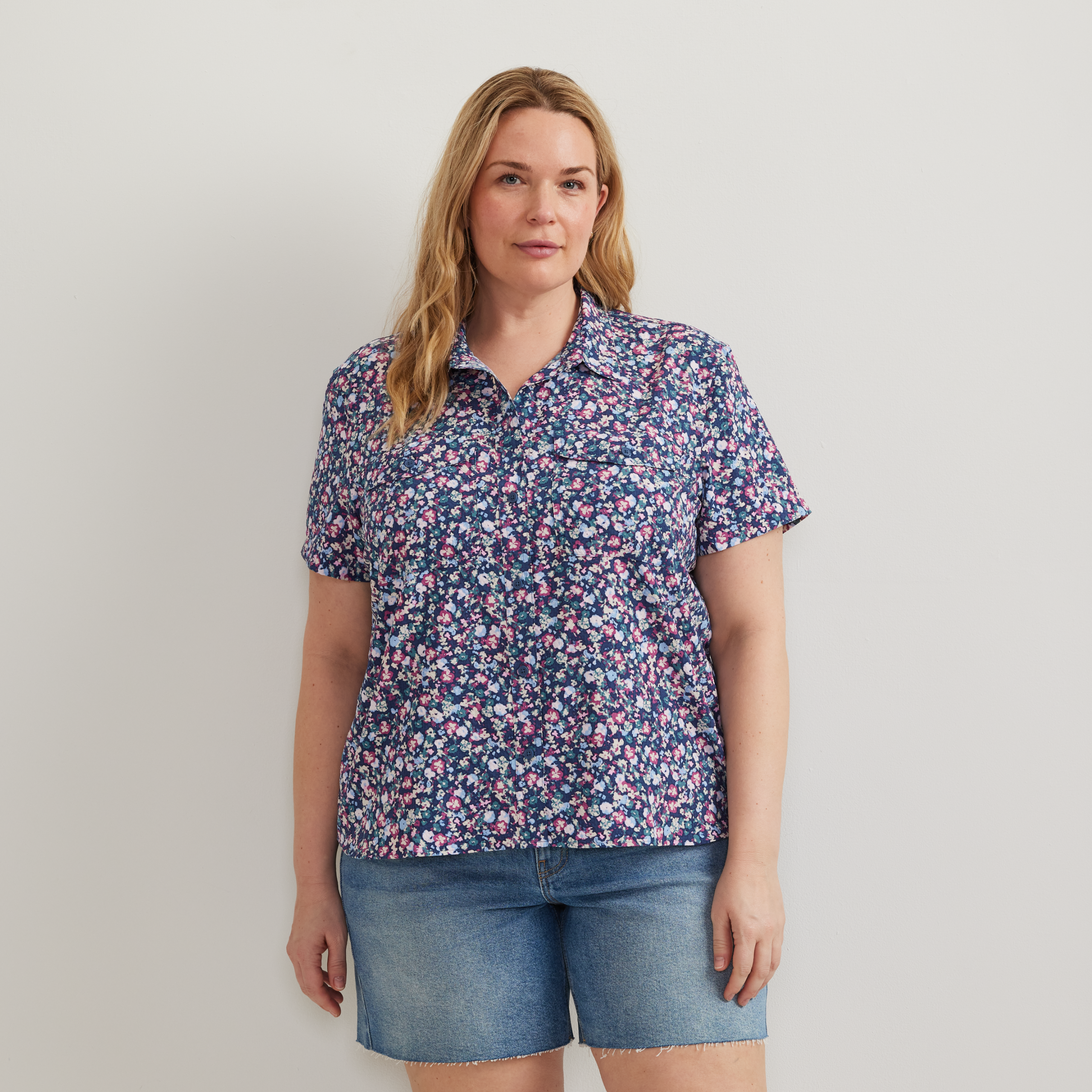 Women's Mountain 3.0 Short-Sleeve Shirt - Print - Image 12
