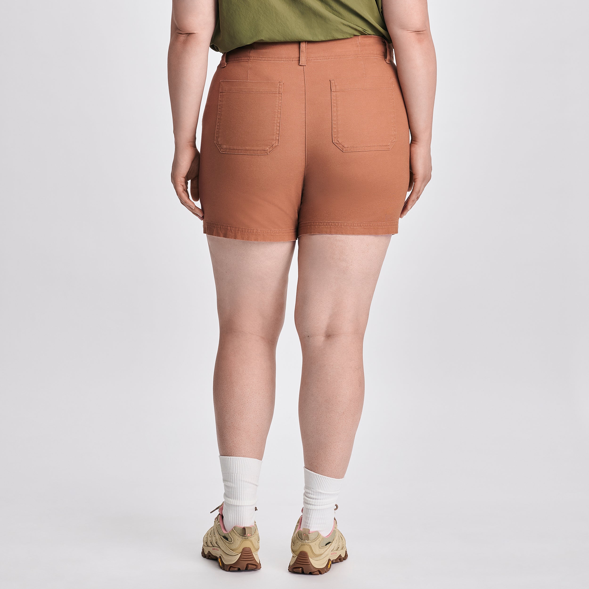 Women's Canvas Utility Shorts - Image 6