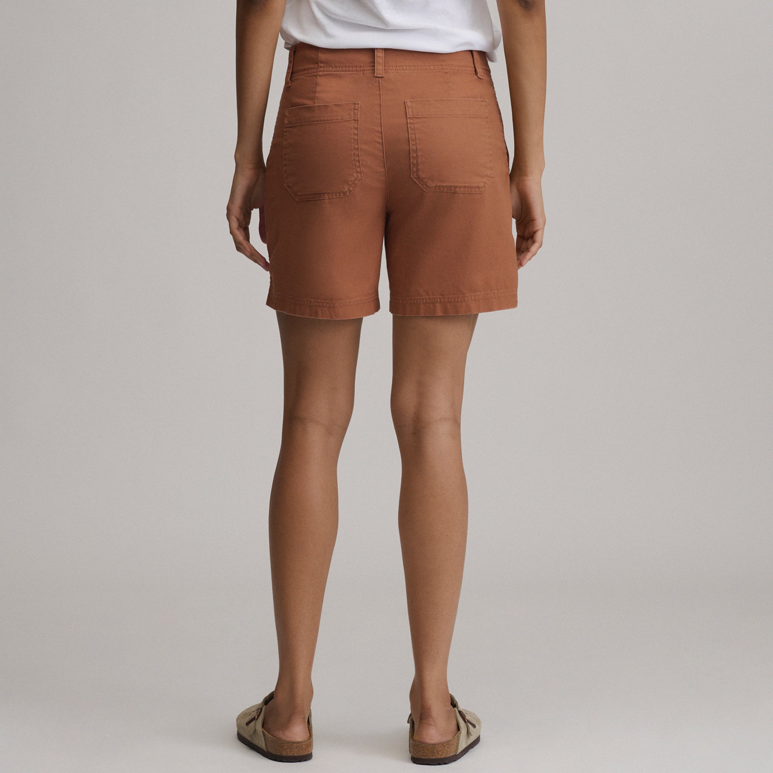 Women's Canvas Utility Shorts - Image 2
