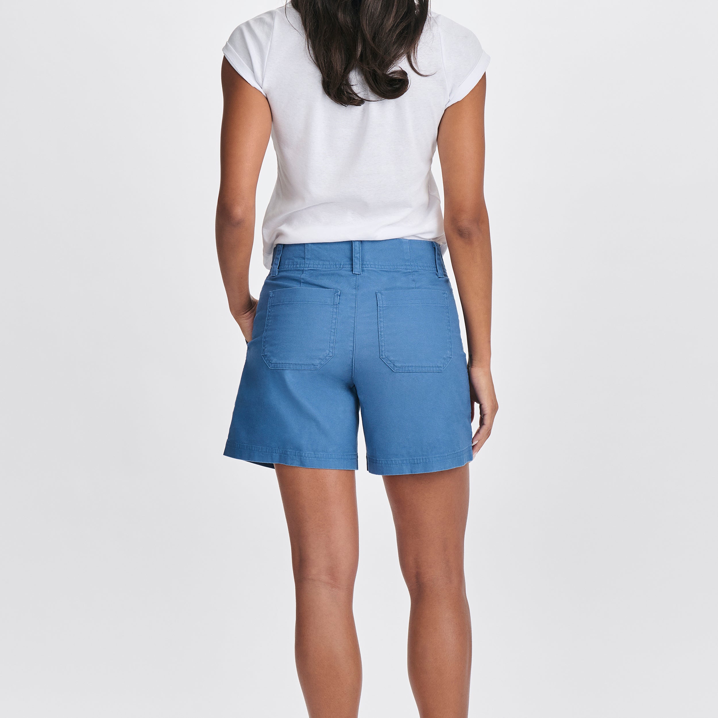 Women's Canvas Utility Shorts - Image 8